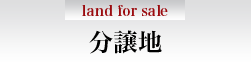 分譲地